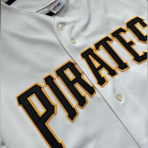 Majestic White Pirates jersey